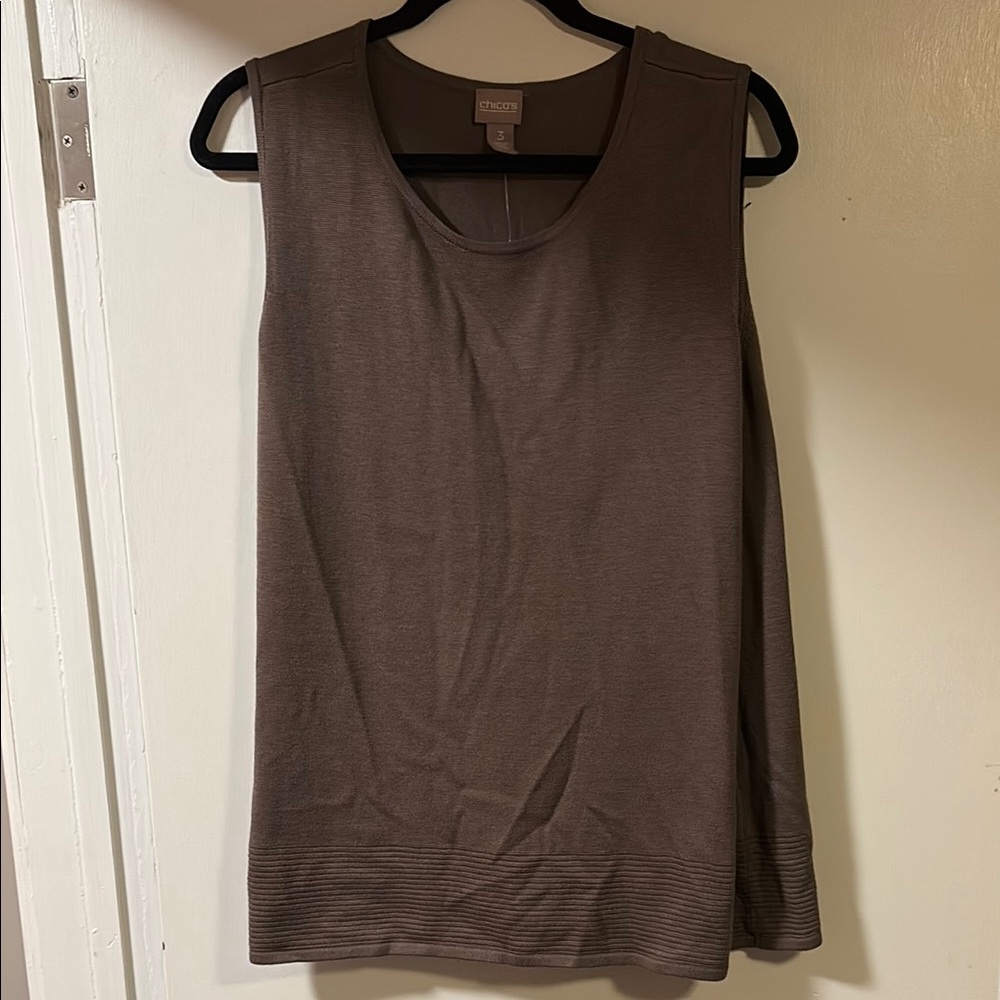 Chico's Brown Sleeveless Top
